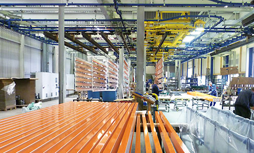 Bouw van het vierde oppervlaktecentrum in Castrop (BRD)