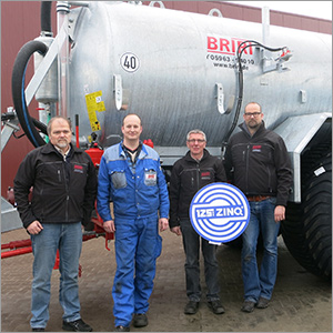 Seite Kunden Testimonials Logo BRIRI mit 125 Jahre ZINQ Logo